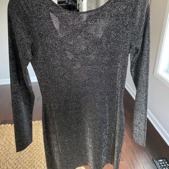 Sparkly Grey H&M Bodycon Dress - Picture 3 of 4